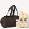 Charger l'image dans la visionneuse de la galerie, Coffret cadeau Réparateur (Baume 30 ml + shampoing 300 ml + après-shampoing 250 ml + sac)
