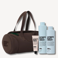 Charger l'image dans la visionneuse de la galerie, Coffret cadeau hydratant (crème 30 ml + shampoing 300 ml + après-shampoing 250 ml + sac)
