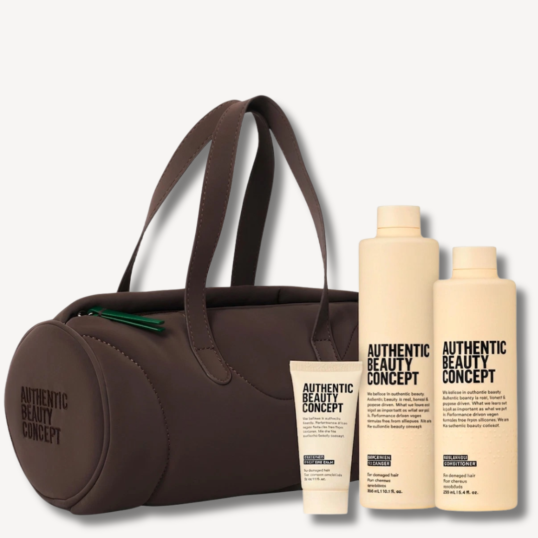 Coffret cadeau Réparateur  (Baume 30 ml + shampoing 300 ml + après-shampoing 250 ml + sac)