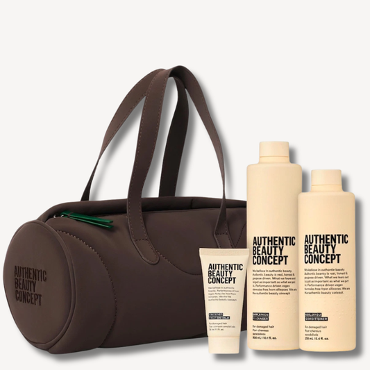Coffret cadeau Réparateur  (Baume 30 ml + shampoing 300 ml + après-shampoing 250 ml + sac)