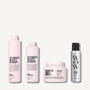 Routine cheveux colorés