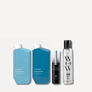 Routine cheveux abîmés